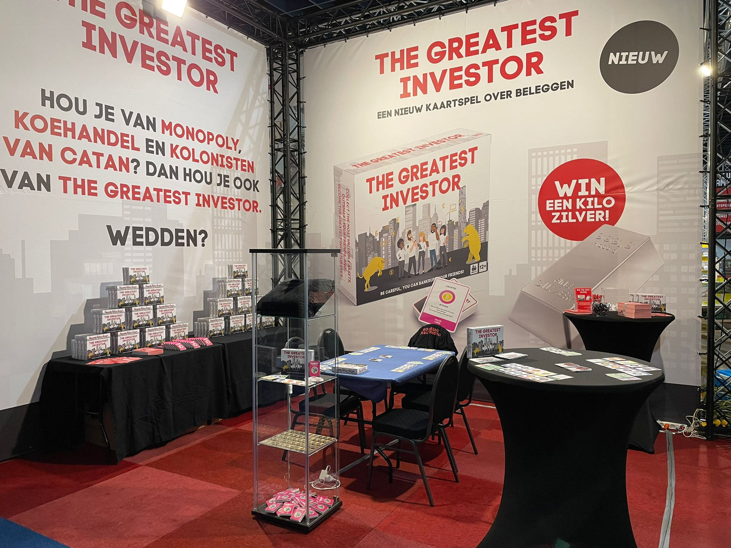 The Greatest Investor games fair stand